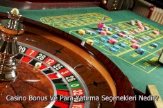 Casino Bonus Ve Para Yatırma Seçenekleri Nedir?